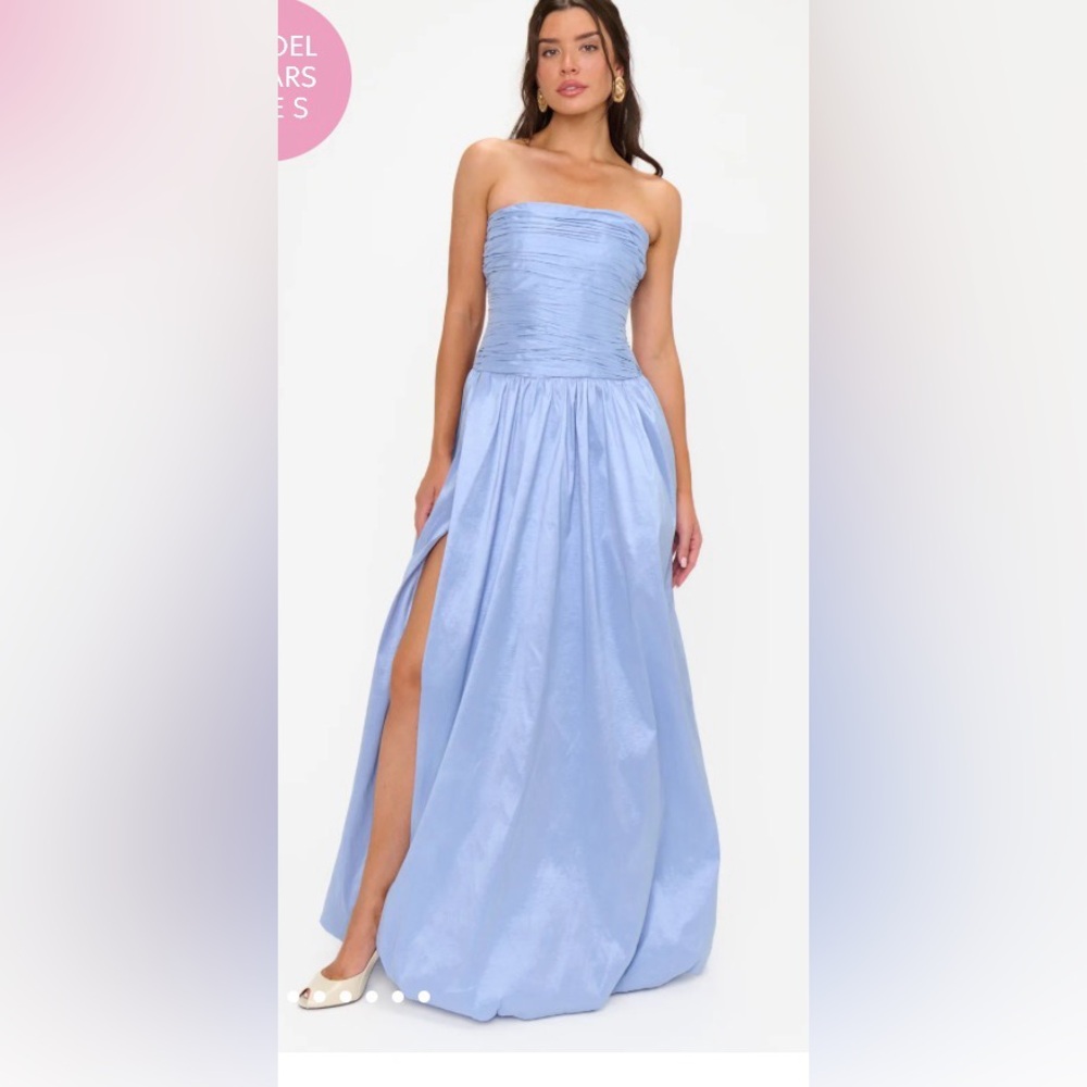 Show Me Your MuMu Lavender Strapless Dress